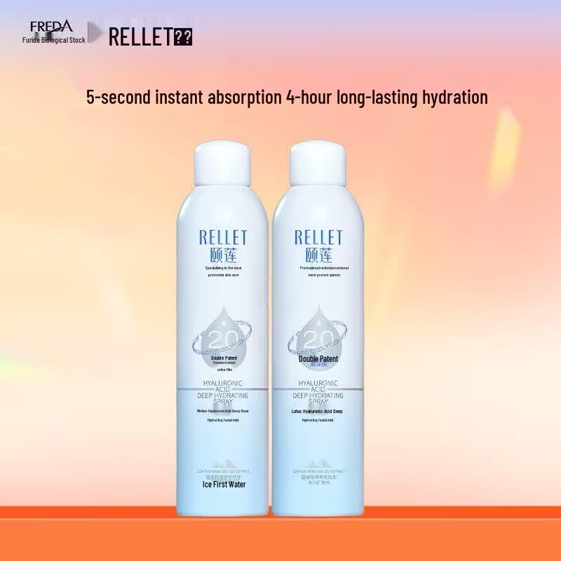 RELLET Hyaluronic Acid Hydrating Spray 2x300ml