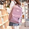Large Capacity Korean Style Lightweight Laptop Backpack: Durable & Simple Design for Short-Distance Travel