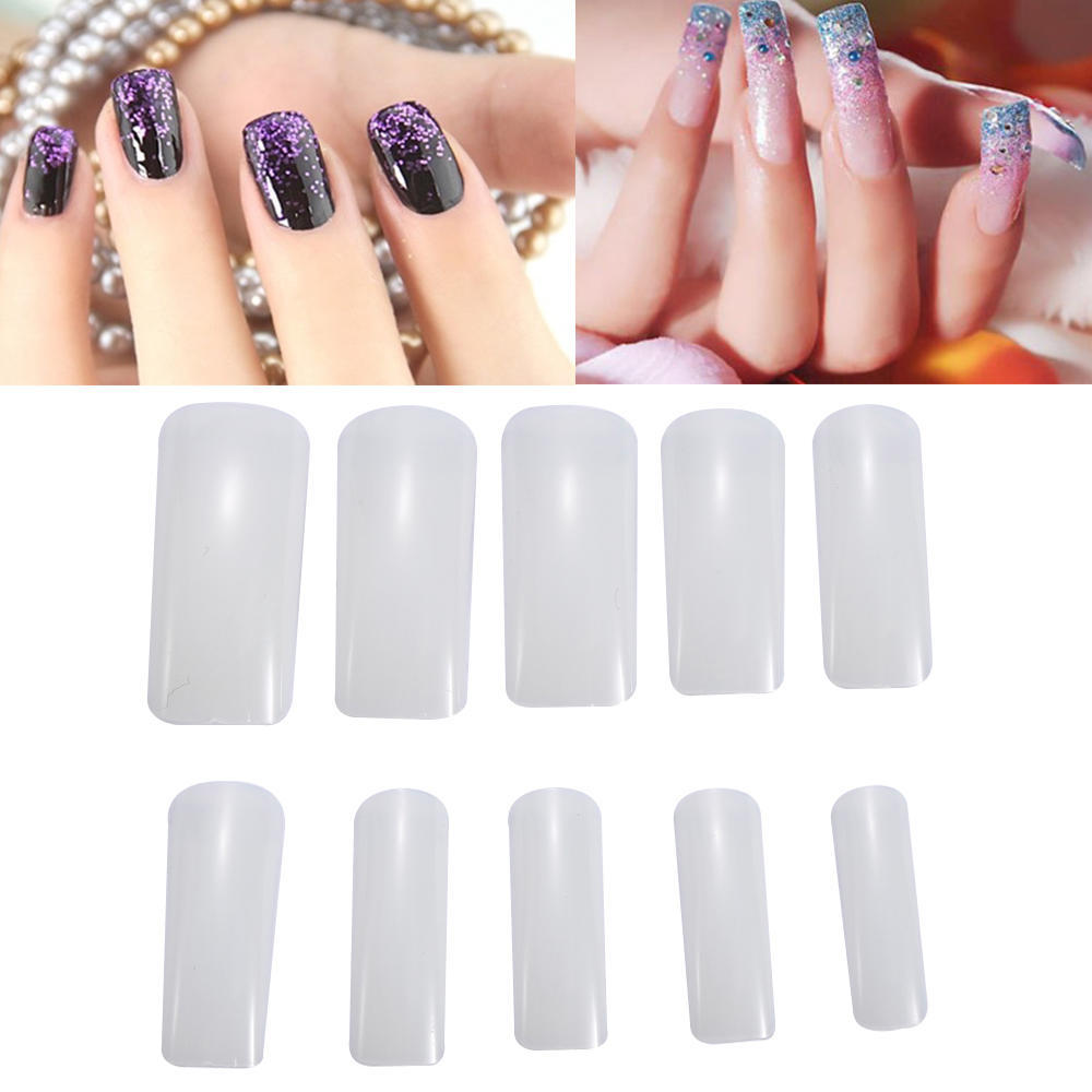 Buy 500pcs Acrylic Natural Color False Nail Art Tips Half Cover Square Manicure Diy At Affordable Prices Free Shipping Real Reviews With Photos Joom
