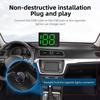 Univerzální digitální GPS tachometr pro auto HUD Head-Up Display Zobrazení rychlosti KM/H MPH Systém alarmu překročení rychlosti