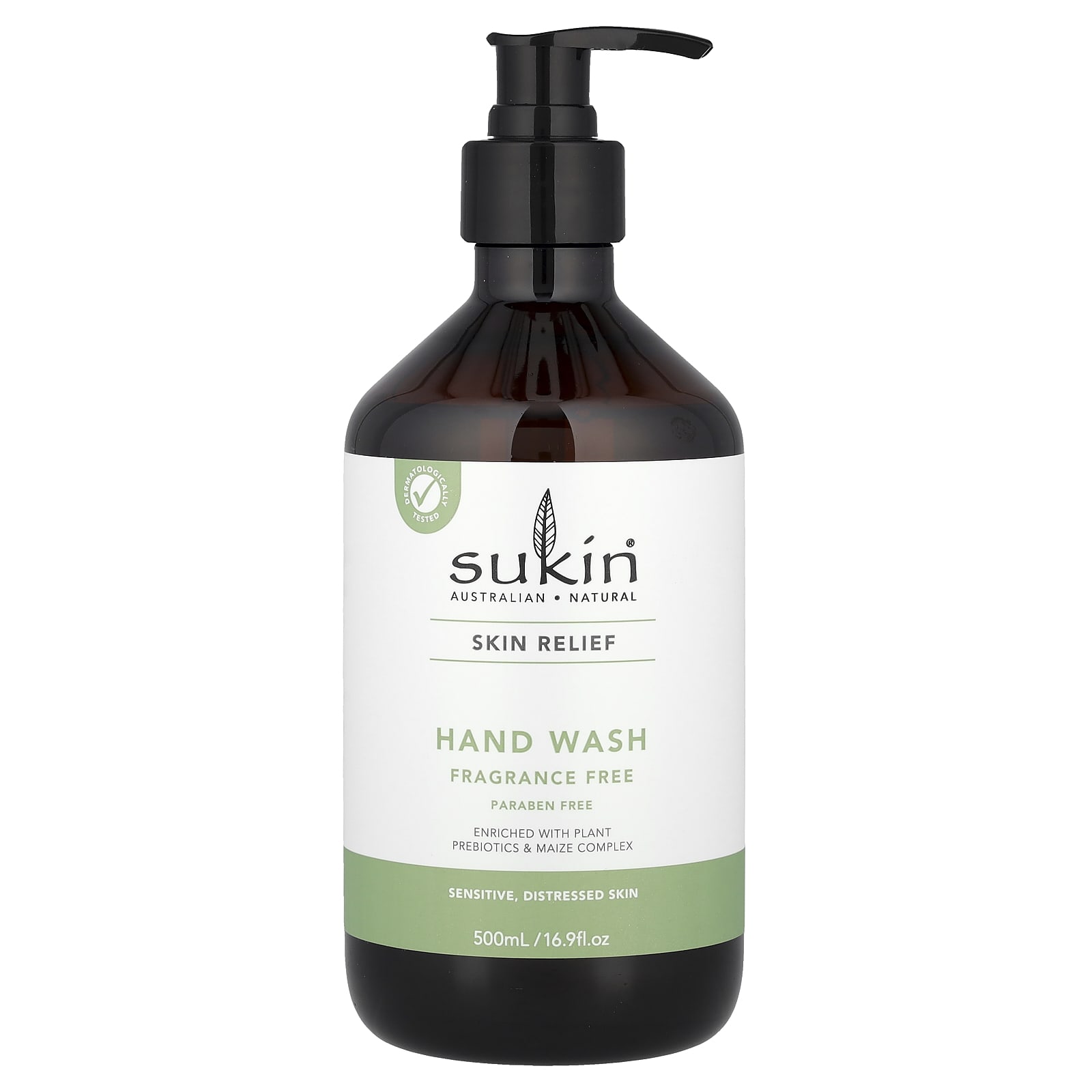 

Skin Relief, Hand Wash, Sensitive, Damaged Skin, Fragrance Free, 500Ml(16.9Fl Oz)