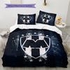 Monterrey Football Club Pattern Bedding Home Decoration Birthday & Festival Gift (1 * Duvet Cover + 2 * Pillowcase, Without Core)