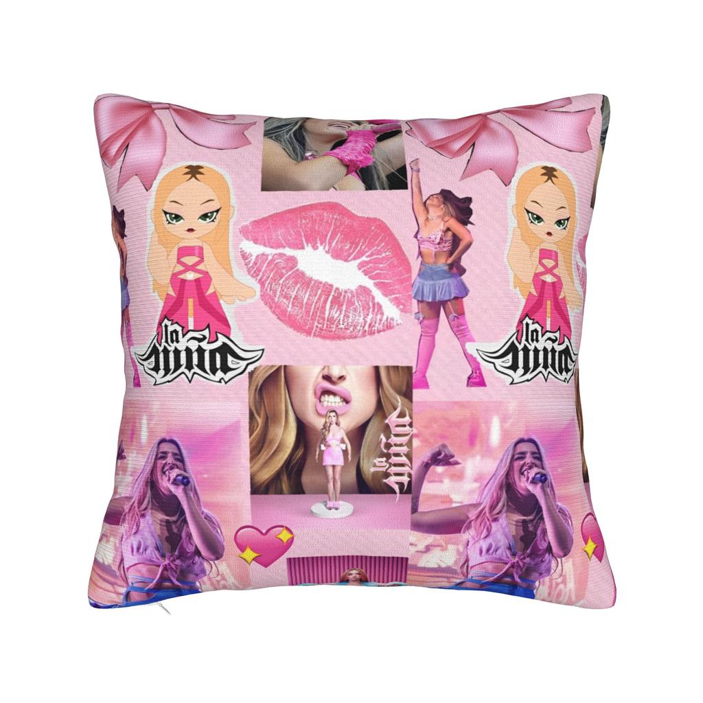 Lolas Indigos Singer Square Pillow Cases Cushion Covers Awesome Zipper Decorative Pillowcase For Car 18"X18"