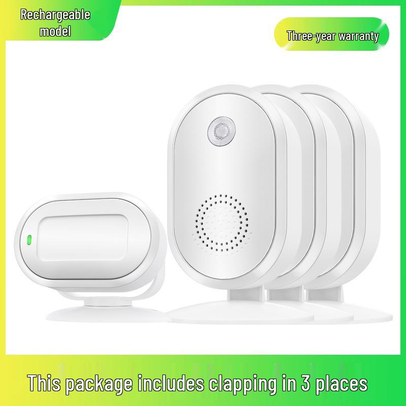 Sensor Store Entrance Alert: Welcomer Anti-theft Alarm and Split Doorbell for Supermarkets.