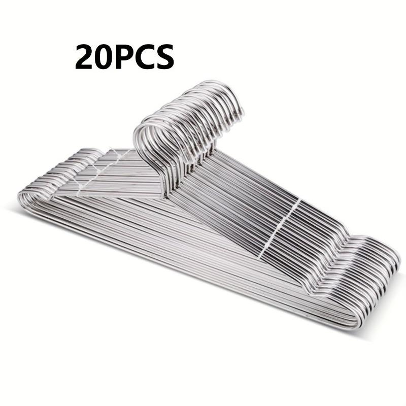 2050 шт Прочные вешалки из нержавеющей стали 165 дюймов ультратонкие экономящие место вешалки для одежды полированные металлические вешалки для гардероба 9790₽