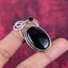Black Tourmaline & Black Spinel Pendant Gemstone Jewelry, 925 Solid Sterling Silver Pendant, Handmade Amazing Pendant Jewelry