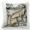 Creative pet dog design Digital printing short plush pillow covers decorative for car sofa office cushion cover home goods