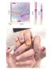 12-Color Acrylic Nail Art Graffiti Pen Set - Quick-Dry for DIY Painting, Dotting, and Outlining