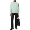 STONE ISLAND Logo Patch Sweatshirt Green Men Tops 771563020-V0055