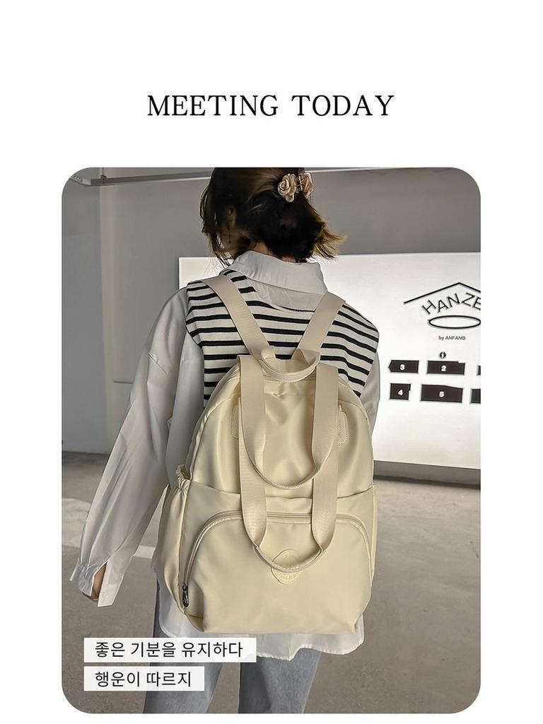 Women's Large Capacity Korean Style Multifunctional Backpack: Casual and Versatile Shoulder Tote for Travel