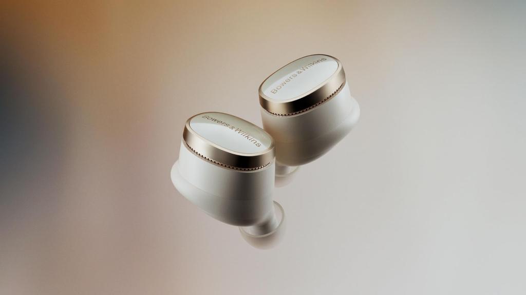 Bowers Wilkins Pi8 True Wireless Earphones with Noise Lossless and & (Dub White) Cancellation, Audio, Multi-Point Transmitter, PI8/DW