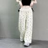 Girls' Quick-Dry Wide-Leg Ice Silk Pants with Bow Knot - Mosquito Repellent, Cool & Breathable Summer Casual Pants for 2026