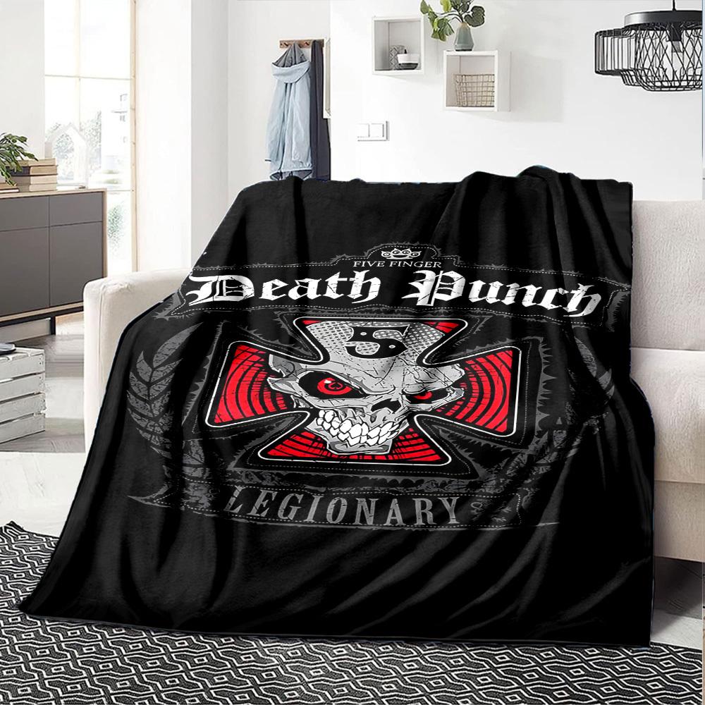 1pc dragon guitarThemed Blanket Soft Flannel All Season Cozy Throw with Bold Graphic Print, Travel, or Holiday Gift for Family & Friends