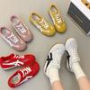 Casual Versatile Sports Shoes Retro Flat Red Board Shoes  New Spring and Summer Breathable Mesh German Training Shoes
