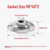 304 Stainless Steel Washer Set: Bowl Mat Gasket, Straw Hat Washer, Horn Foot Cup, Floor Sleeve, Recessed Screw Decoration