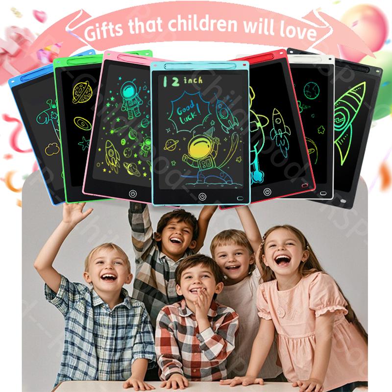 12 Inch Tablets Electronic Handwriting Pad Writing Board Drawing Tablet LCD Screen Writing Tablet Digital Graphic Toys for Child
