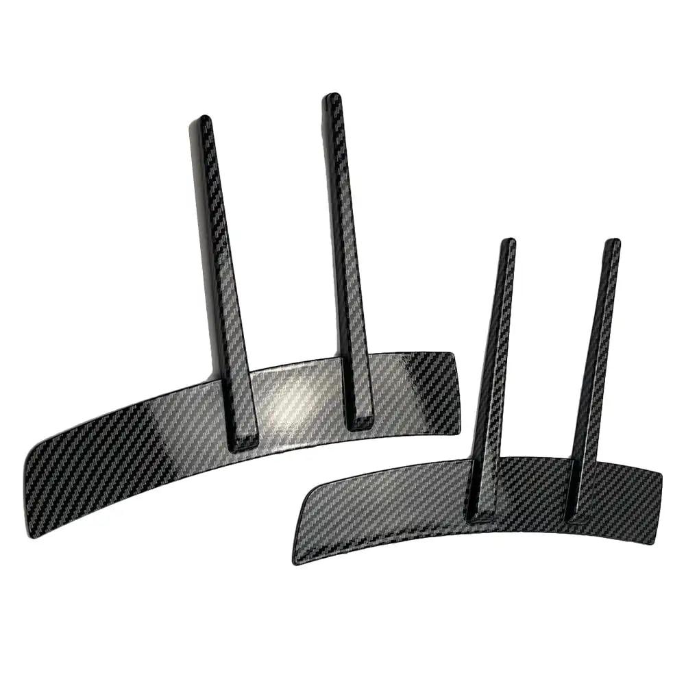 2Pcs Car Front Bumpers Lip for Benz A-Class A180 A200 A220 Air Vent Trim Spoiler Canards Splitter Car Styling Accessory