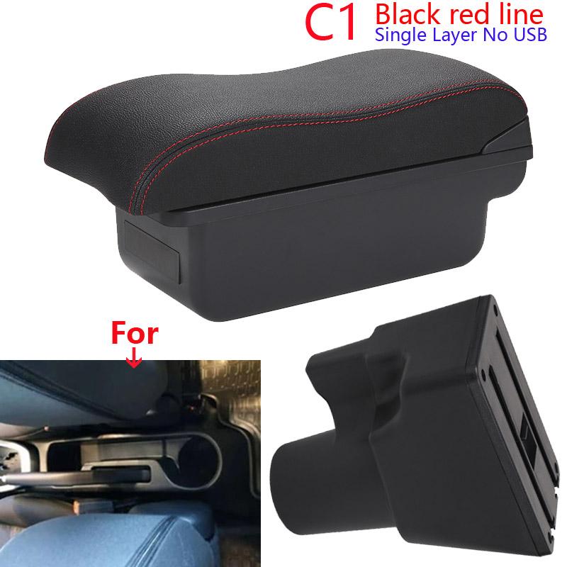 

Для Kia Picanto Armrest Box Для Kia Picanto 3X-Line Car Armrest Curved Surface leather Простая установка Ящик для хранения Внутренний