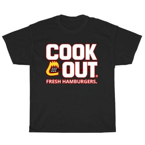 Cook Out Restaurant Logo American T-Shirt Funny Size S to 5XL XS