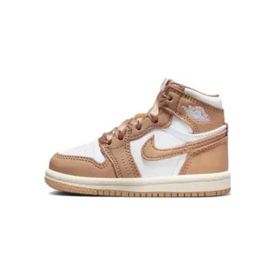Air 1 Retro High OG TD Praline Sneakers dla niemowląt Tan Biały Sail FN6623-201