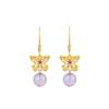 Aieryuan Butterfly Stud Earrings - Women's Retro Chinese Style, Versatile Niche Light Luxury Accessories.