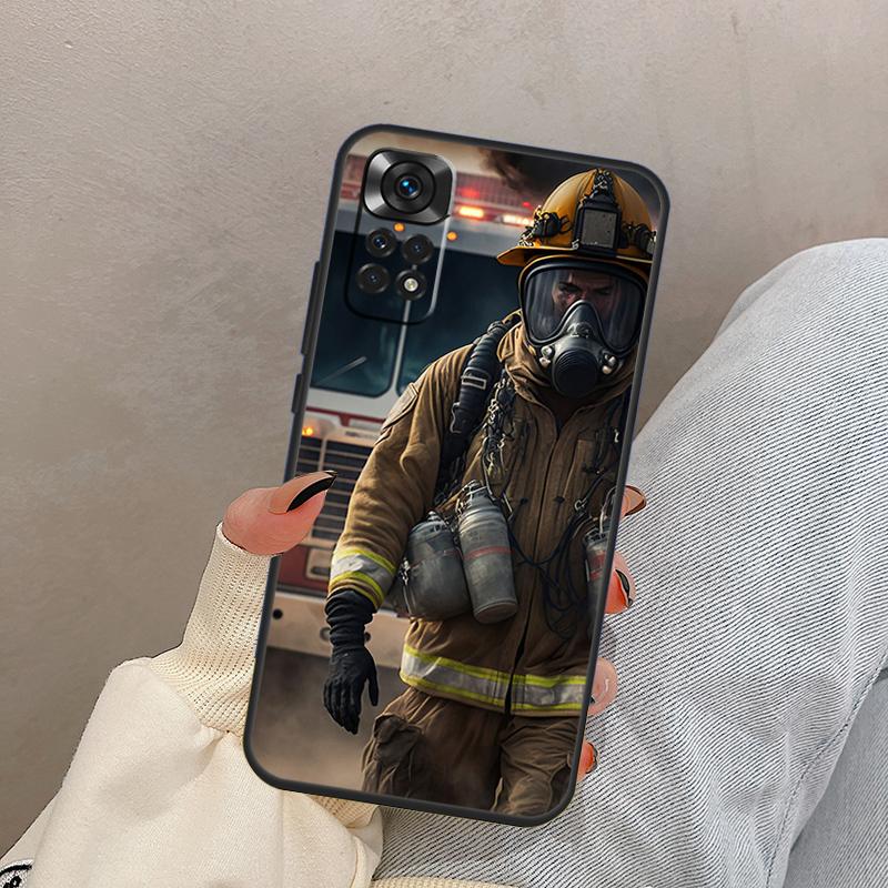 

Firefighter Fire Love For Xiaomi Redmi Note 14 10 11 12 13 15 Pro Plus Case Cover For Redmi 15 15C 14C 10C 12C 13C Redmi Note 12 4G