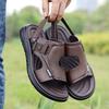 Breathable men's sandals new 2025 summer casual outer wear beach shoes dual-purpose cool slippers 2025
