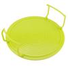 Multifunctional Plastic Microwave Oven Heating Layered Steaming Rack Cooking Tray Rack Green