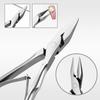 Stainless Steel Cuticle Clippers Trimmer Dead Skin Remover Pedicure Tool Cuticle Nippers Nail Manicure Scissors for Personal