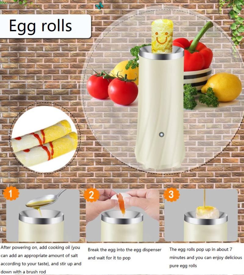 Automatic Eggs Roll Maker Mini Electric Egg Boiler Omelette Breakfast Machine Cooking Tools Egg Master Sausage Burrito