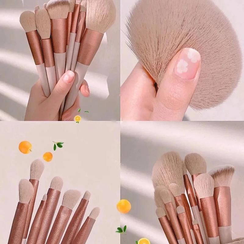 13PCS Of New Makeup Brush Set Portable Soft Hair Powder Brush Eye Shadow Brush Full Set Of Makeup Brush Tools