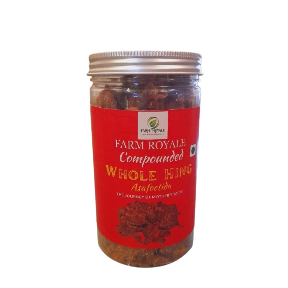 Farm Royale Whole Asafoetida (Hing) 500g | Premium Spice