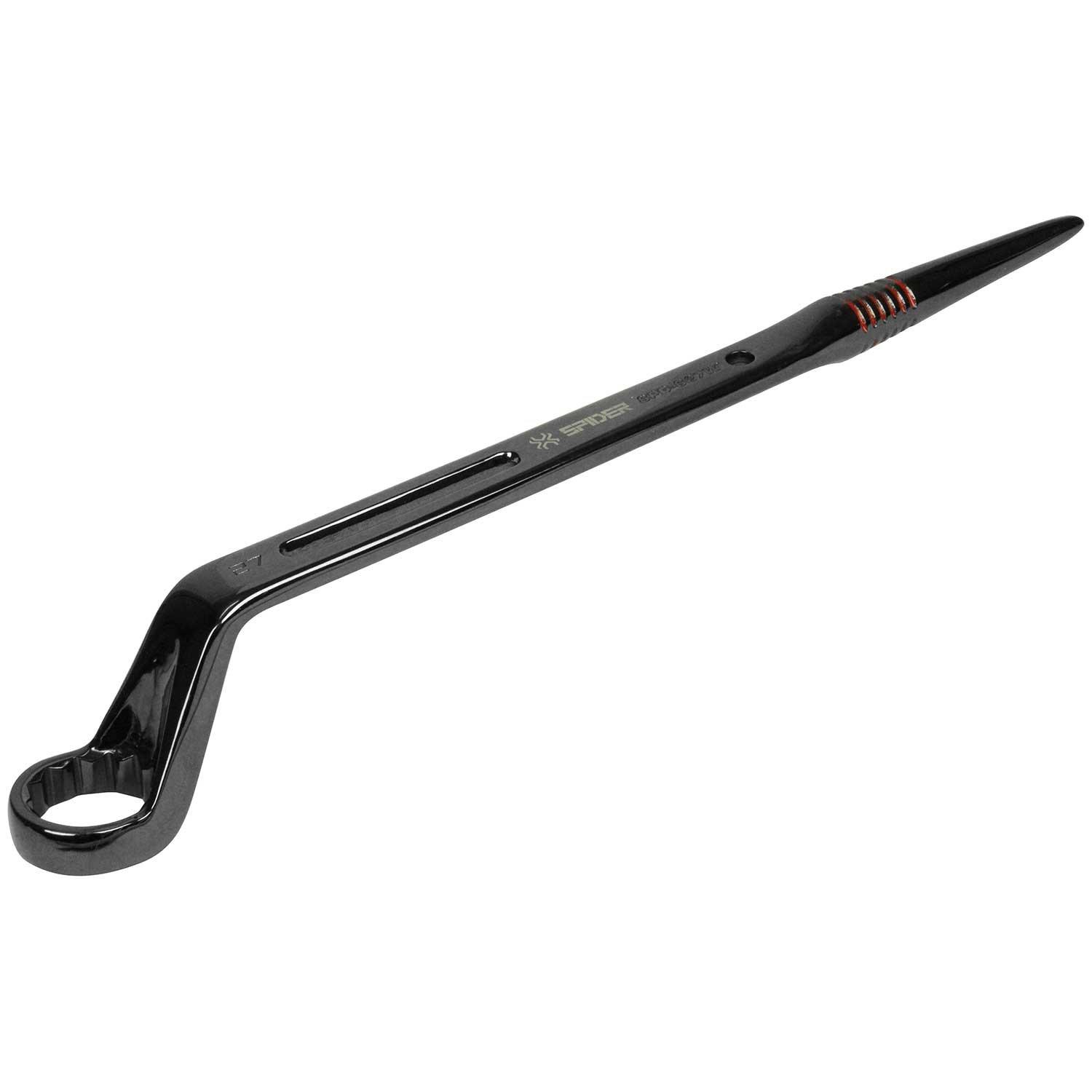 

SK11 SPIDER Open End Wrench with for Chisel, 27mm, M16, SPD-S27W чёрный