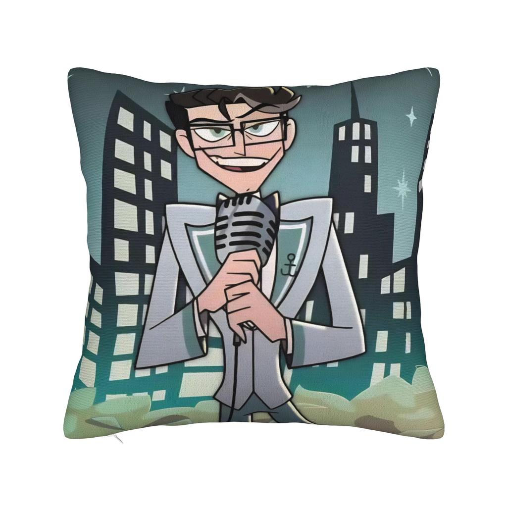 R-Radiostatic Vox Alastor Pillow Cover Accessories Printing Cushion Cover Decorations Pillow Case Cover Home Multiple Sizes