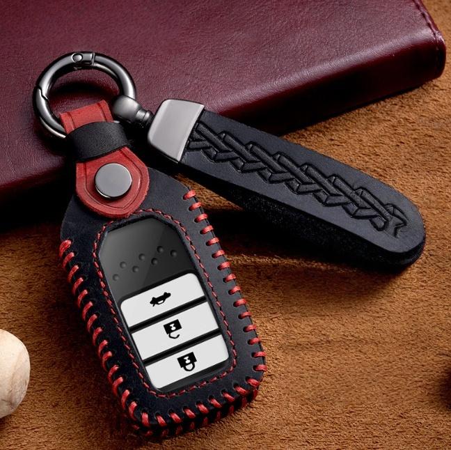 

Крышка-чехол для ключа автомобиля для Honda Civic CRV HRV Accord Pilot Fit Freed Vezel Odyssey 2018 - 2022 Аксессуары чёрный