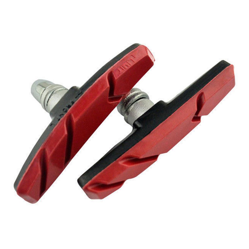 6Pcs Bike Brake Pads V-brake Wheels Cushions Rubber Brake Shoes Bicycles Brake Pads Bike Brake Pad Replacement Pads Set