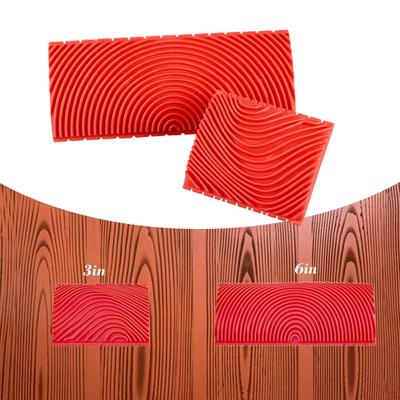 Koka graudu rīks DIY krāsošanas faktūras gumijas graudu veidošana klāja telpai