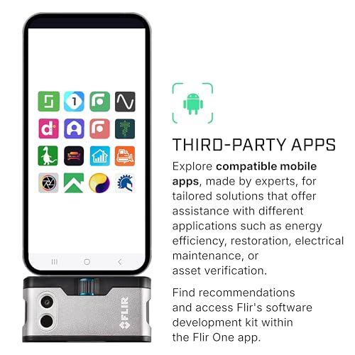 FLIR (FLIR) [Domestic Genuine Product] FLIR ONE Gen 3 - Thermal Imager for Android Smartphones (USB-C) Manufacturer Part Number: 435-0005-03, 240x180
