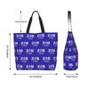 Custom Zeta Phi Beta 1920 Print Shoulder Bag Women Large Foldable Waterproof Travel Handbag Reusable Grocery Bags Shopping Bag