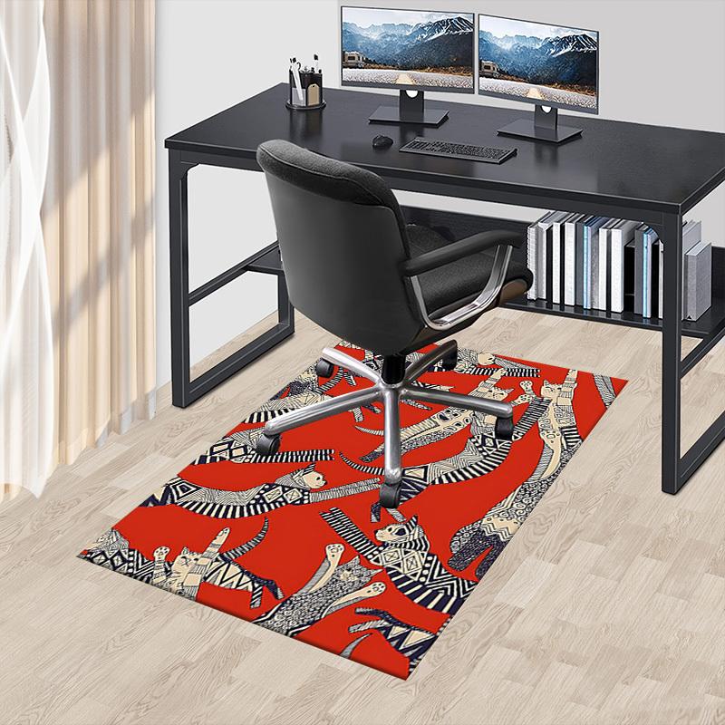 1PC Cats Pattern Extra Large Non Slip Floor Carpet, Office, Family, Studio Large Area Rug Indoor Rugs, Bold Statement Piece