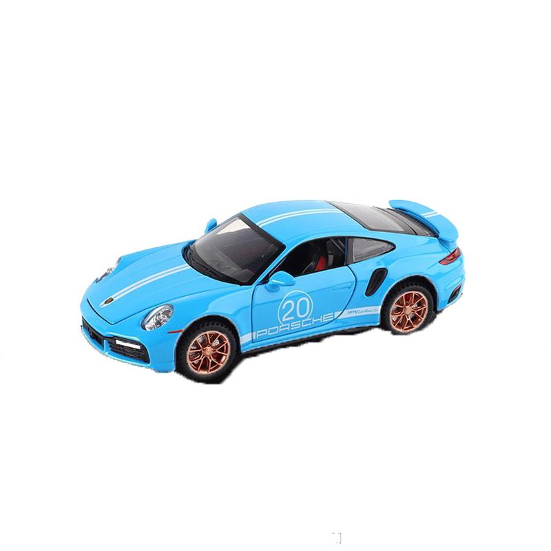 Simulation 1/32 Scale Porsche 911 Turbo S Alloy Racing Car Diecast Metal Model Children's Toy Kids Gift Birthday Present for Boys