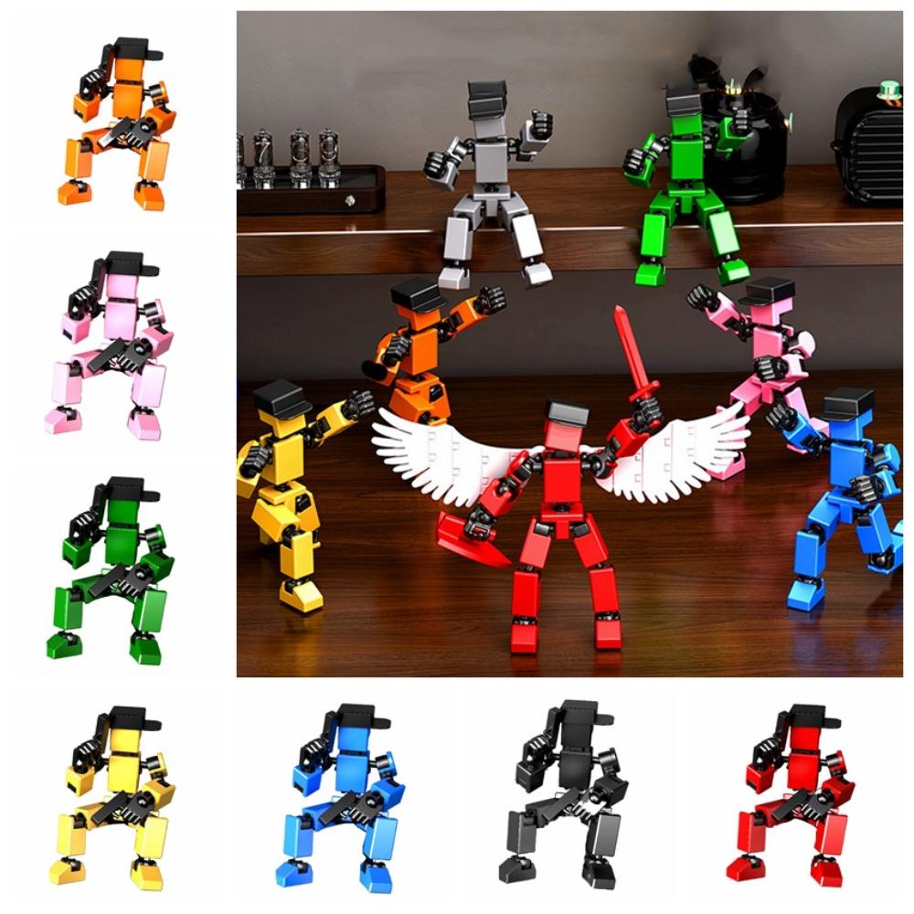 Multi-Jointed Multi Joint Movable Model Movable Robot Model Doll 3D Printed Mannequin Action Figure Novelty Shapeshift Robot