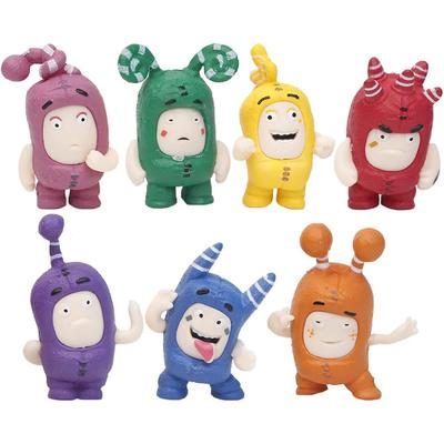 7 Pcs Cartoon Mini Figure Set Birthday Party Action Figures Cake Toppers for Kid