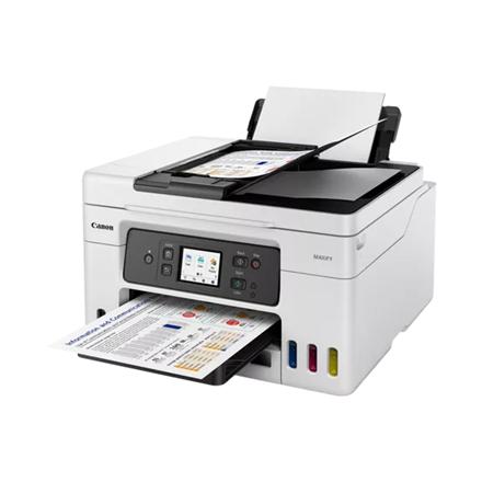 Black White A4/Legal Gx4050 Color Ink-Jet Canon Maxify Fax / Copier / Printer / Scanner