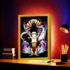 Anime Figure Hunter×Hunter Light Painting Photo Frame Killua Chrollo Action Figure Night Light Collection Toys Kid Birthday Gift