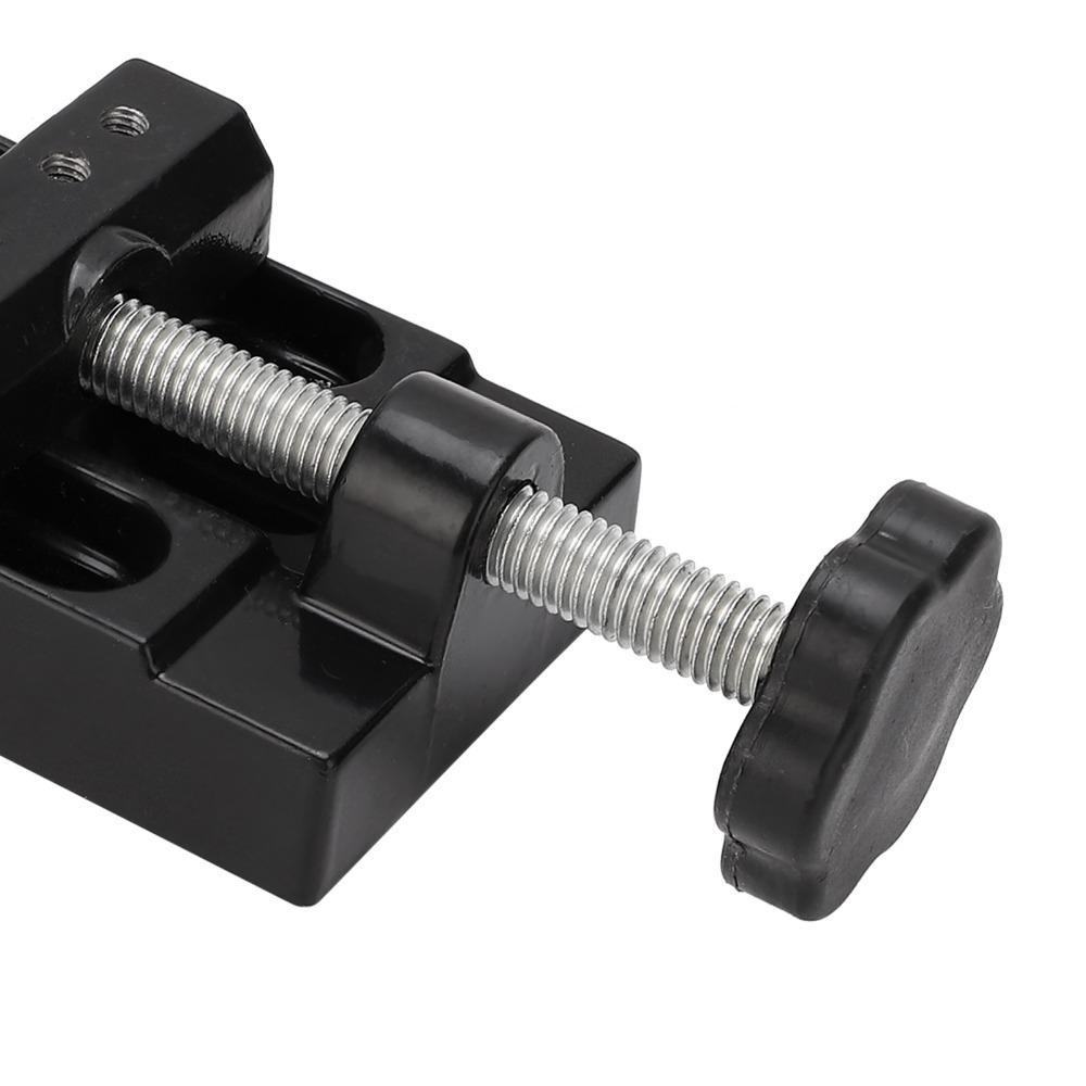 Adjustable Mini Flat Clamp 0-2.2 Inch Clamping Range Table Bench Vice  Craft Carving Tool