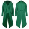 Anime Men Medieval Steampunk Costume Vintage Tailcoat Jacket Gothic Magician Ringmaster Coat For Men And Kids Size