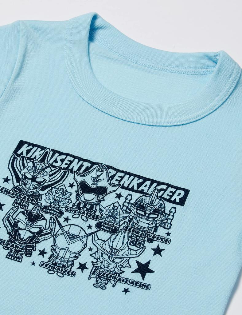 Kikai Sentai Zenkaiger Water Absorbent Quick Drying Milling Short Sleeve Round Neck Shirt Set of 2 541 [Bandai]