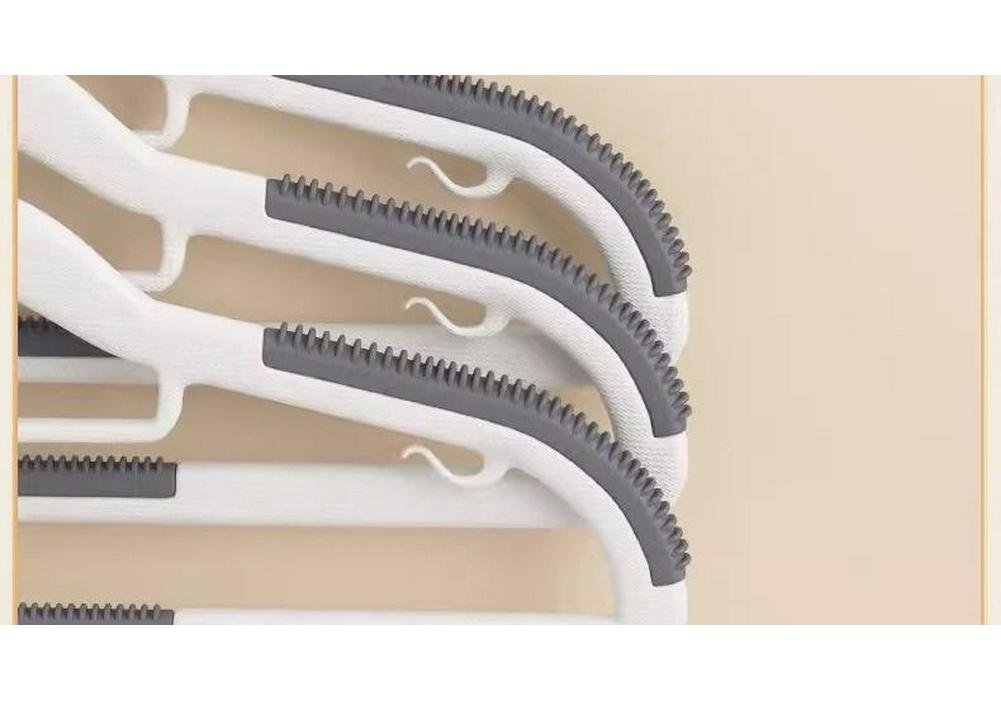 Non-Slip, Non-Marking Drying Rack Hangers - 80 Pack, Short-Neck, Anti-Shoulder Angle Hangers for Clothing