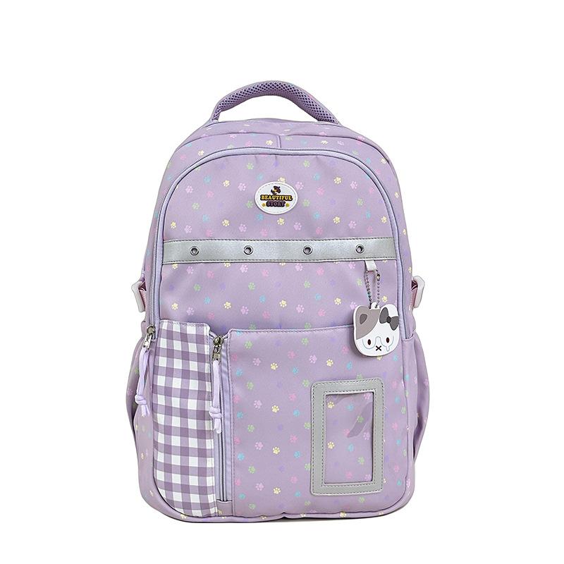 Schoolbag High-value Cute Girl Backpack Japanese Junior and High School Students Large-capacity Schoolbag Pain Bag Going Out Versatile Backpack